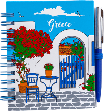notitieboekje Grieks tafereeltje