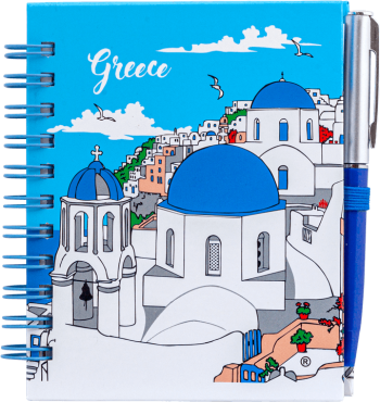 Klein notitieboekje met pen - Greece