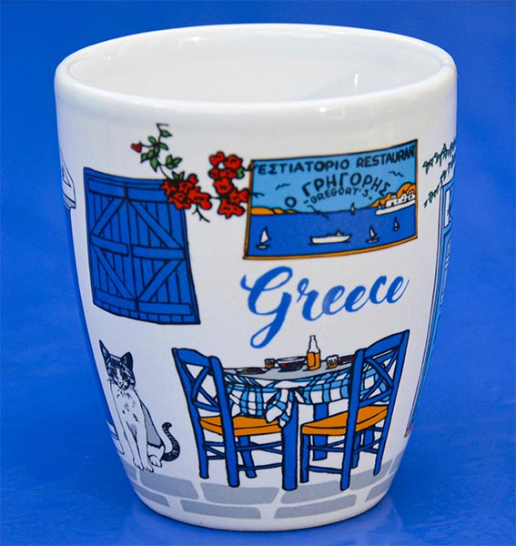 Koffiekopje Griekse taverna