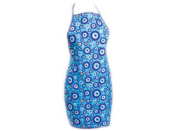 Grieks schort mati (Blauw)