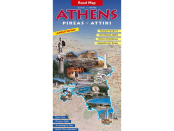 Landkaart wegenkaart Athene