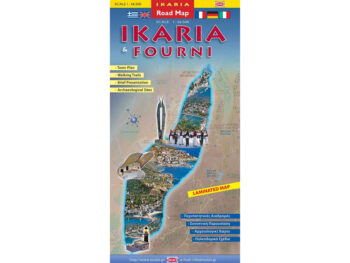 Landkaart wegenkaart Ikaria