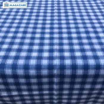 Grieks tafelkleed blauw geruit