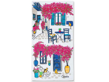 Strandhanddoek Grieks tafereel