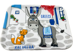 Dienblaadje Griekse ezel kalimera