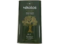 Griekse olijfolie Nikolos Kalamata extra vierge 3 liter