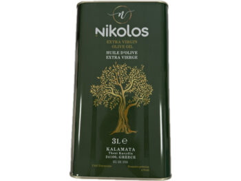 Griekse olijfolie Nikolos Kalamata extra vierge 3 liter