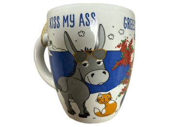 Grieks koffiekopje ezel