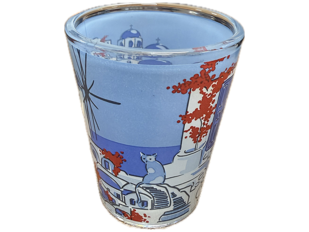 Ouzo glaasje Church Blue