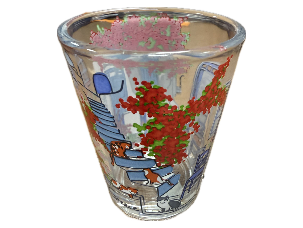 Ouzo glaasje Village