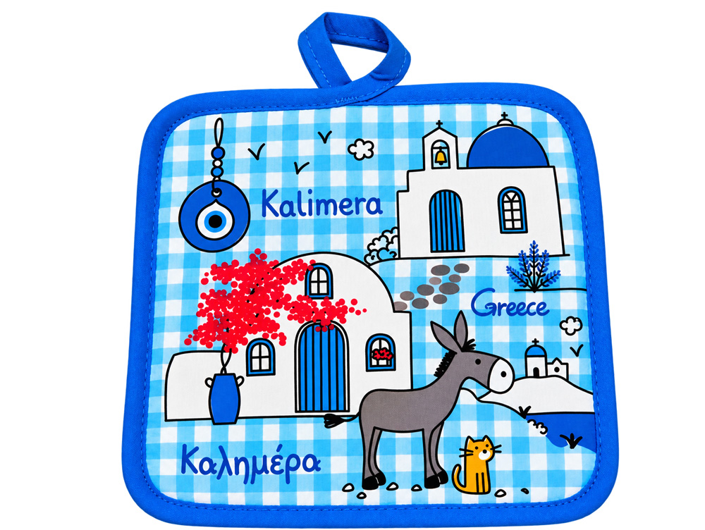 Griekse pannenlap kalimera