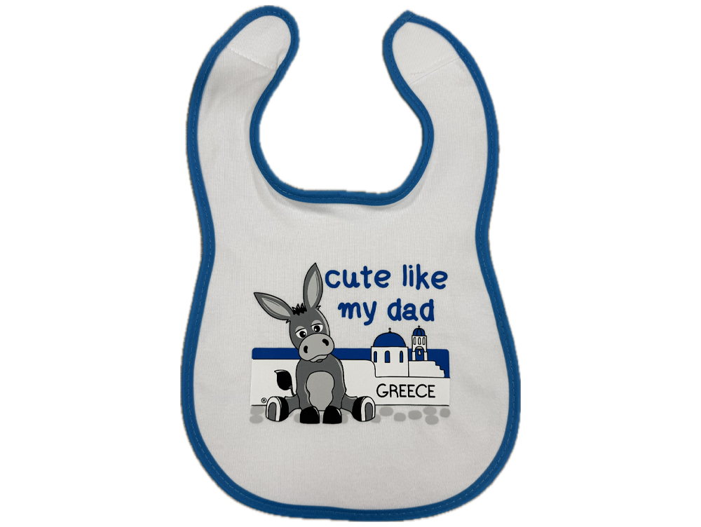 Grieks slabbetje ezeltje - Cute like my dad