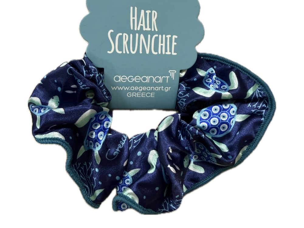 Griekse scrunchie haarelastiek caretta