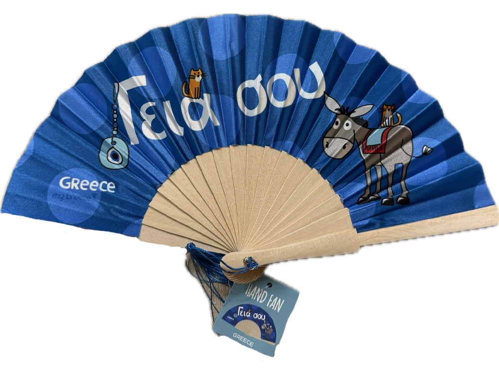 Griekse waaier Geia sou ezel
